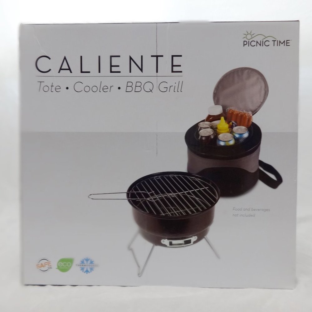 CALIENTE Combo BBQ Grill/Cooler/Tote NWT
